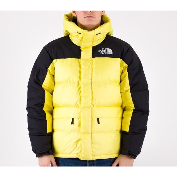 The North Face HMLYN 550 Down Parka Jacket Yellow Black Men Size XXL 2XL NWT TNF - Picture 3 of 9